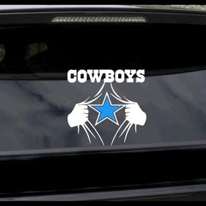 Dallas ✭ Cowboys car  Decal